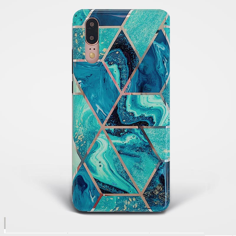 Geometric-Marble-Huawei-Case