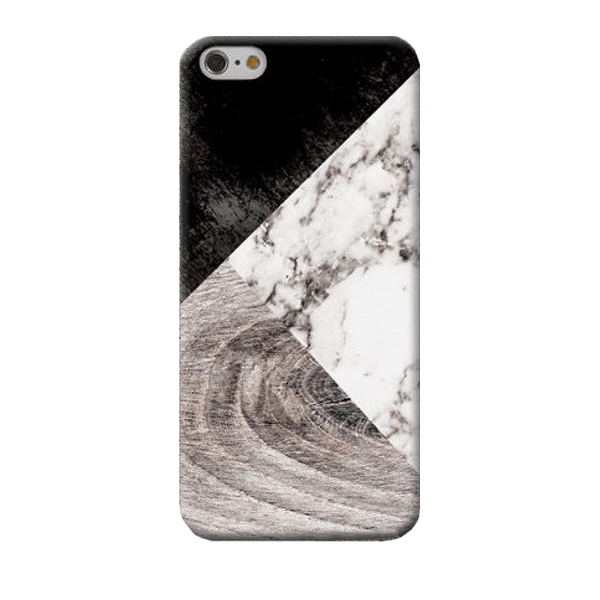 Marble & Wood Samsung Case