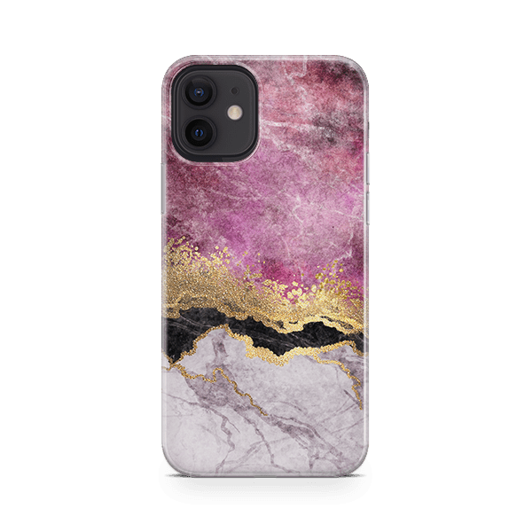 Fuschia Marble iphone 12 Case