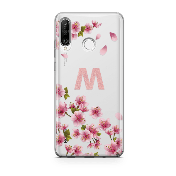 Cherry Blossoms Monogram Huawei P30 Lite Case