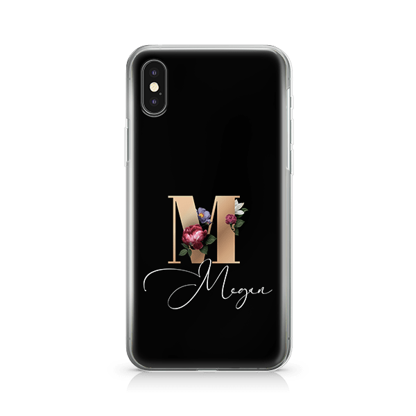 Floral Initial iPhone 13 Case
