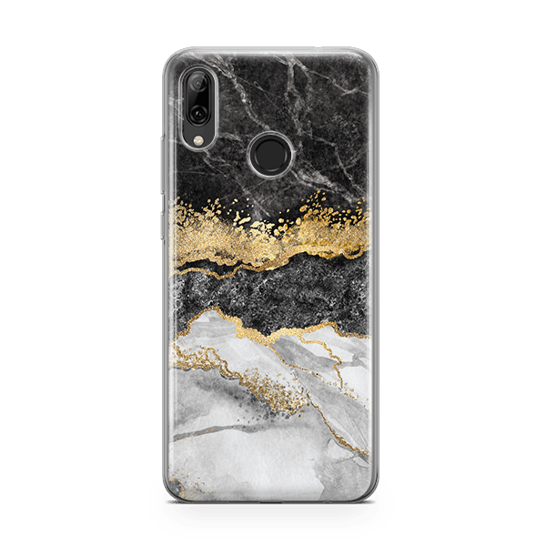 Black & White Marble Split iphone 11 case