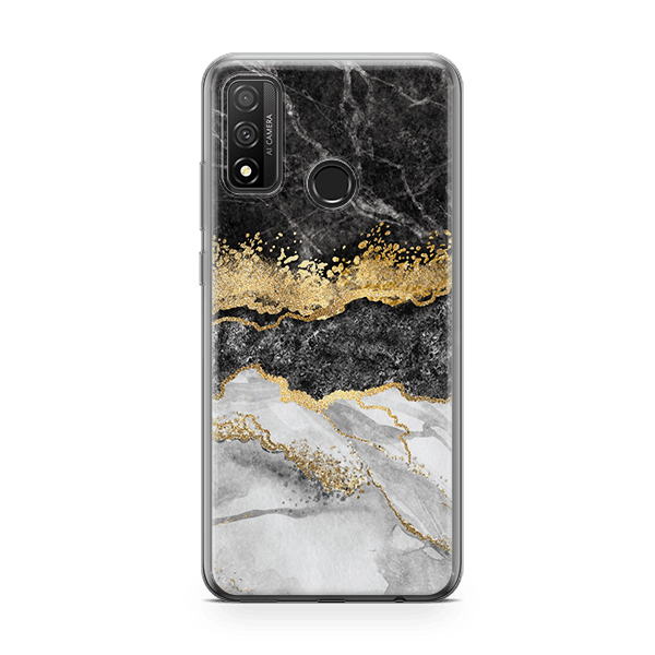 Black & White Marble Split iphone 11 case