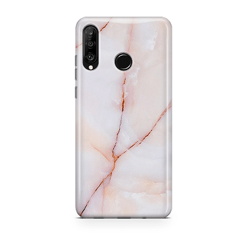 Peach Marble iPhone 11 Case