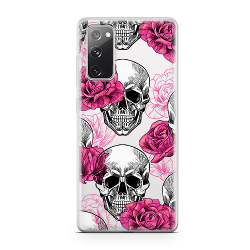pink skull Galaxy s20 fe case (1)