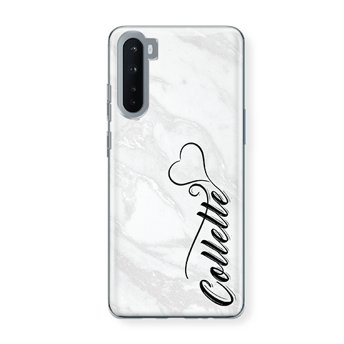 White Marble OnePlus Nord Case