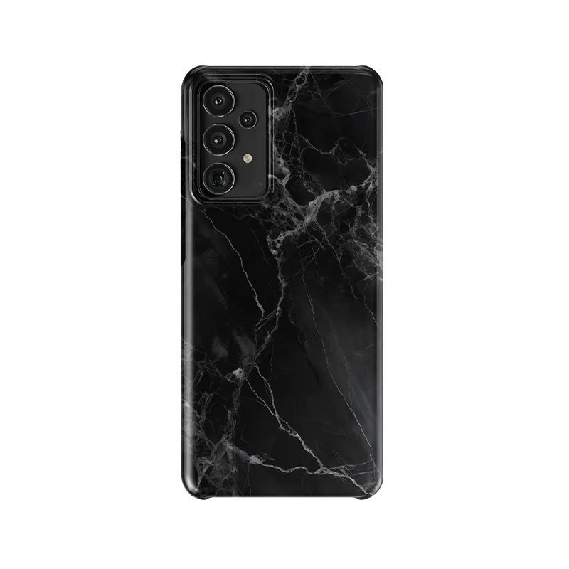 Black Marble Samsung A53 Cover