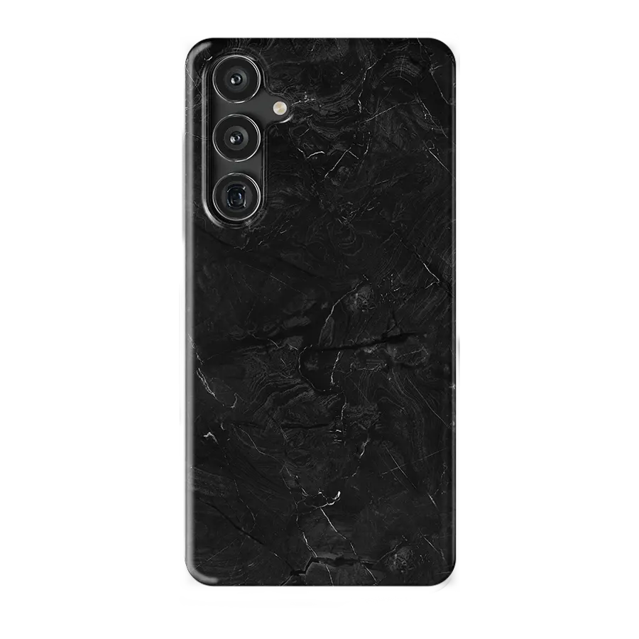 Black Marble Samsung A54 hard cover