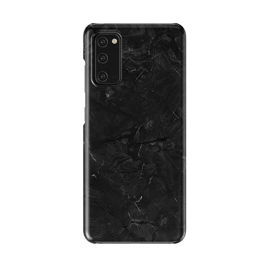 Black Marble Samsung S20FE Cover