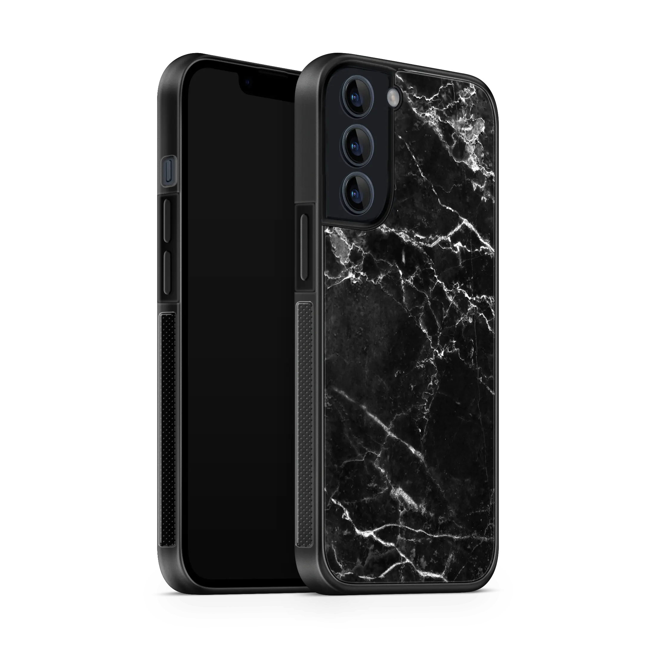 Black Marble Samsung S22 Plus Case