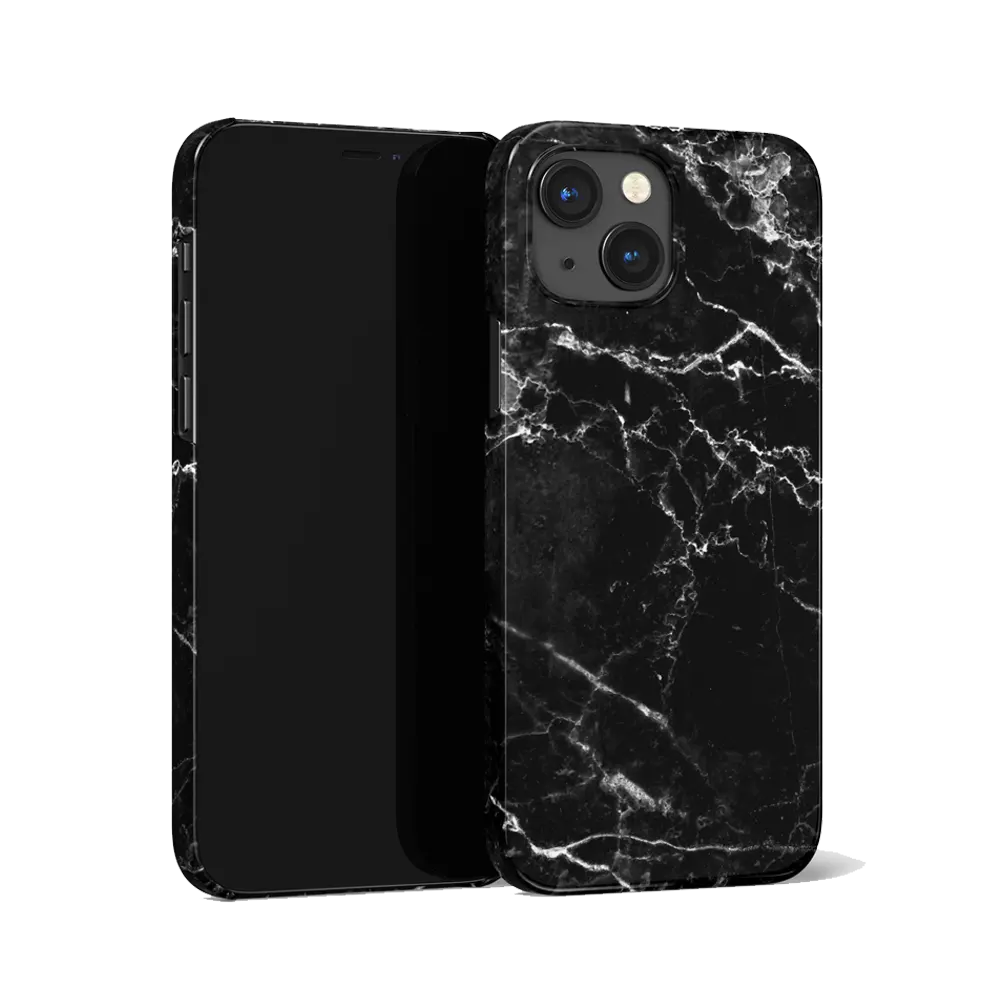 Black Marble iPhone 13 Case