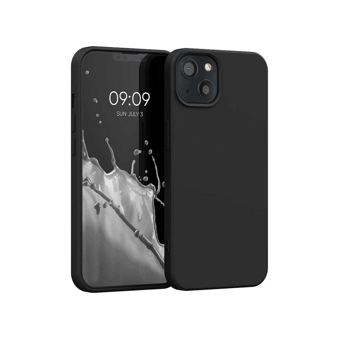 Black-silicone iphone 14 max case