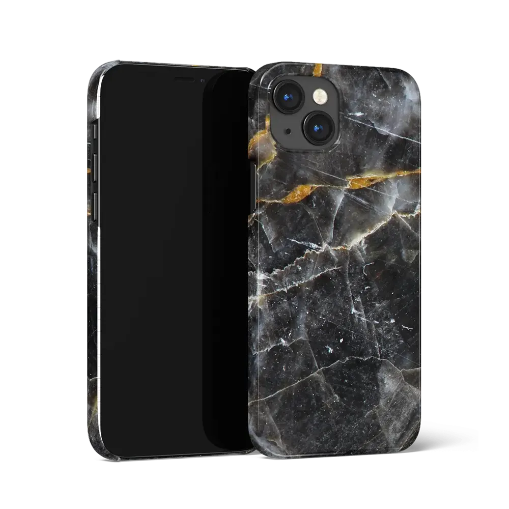 Caramel marble iphone 14 case