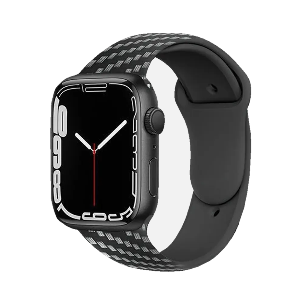 Carbon fiber apple watch band
