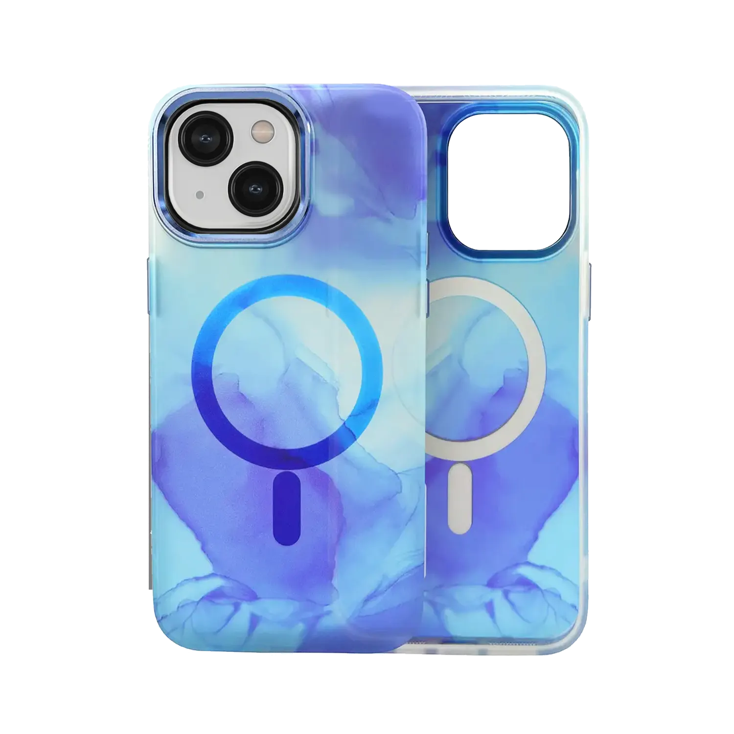 Cloud Magsafe iPhone 14 Case Blue