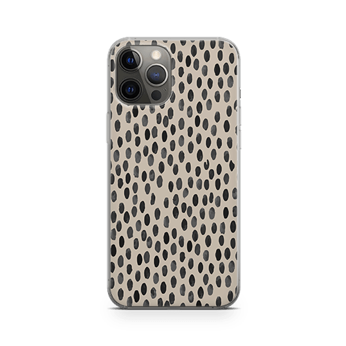 Coffee Polka iPhone 12 pro Case