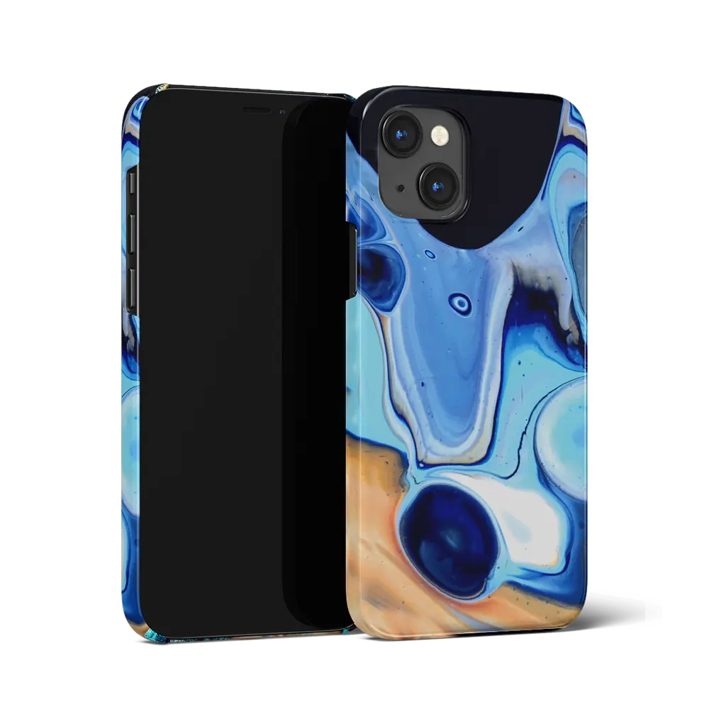 Figura blue ink iphone 14 case