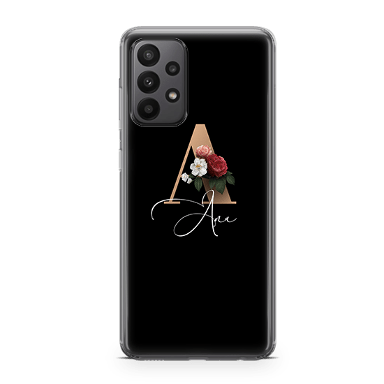 Floral Initial Galaxy A23 Case