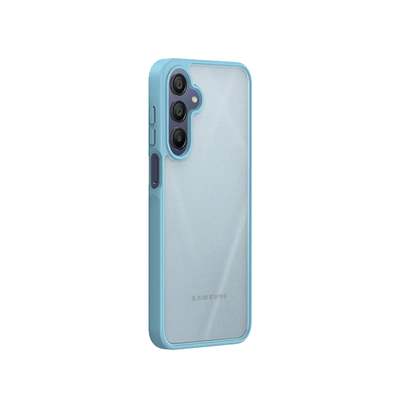 Frosted Fusion Samsung A17 Case blue