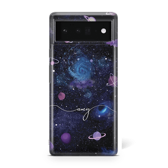 Galaxy Script iPhone 13 Case