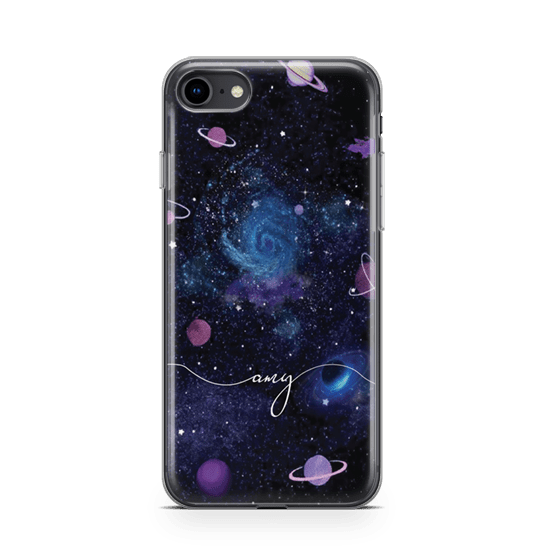 Galaxy Script iPhone 13 Case