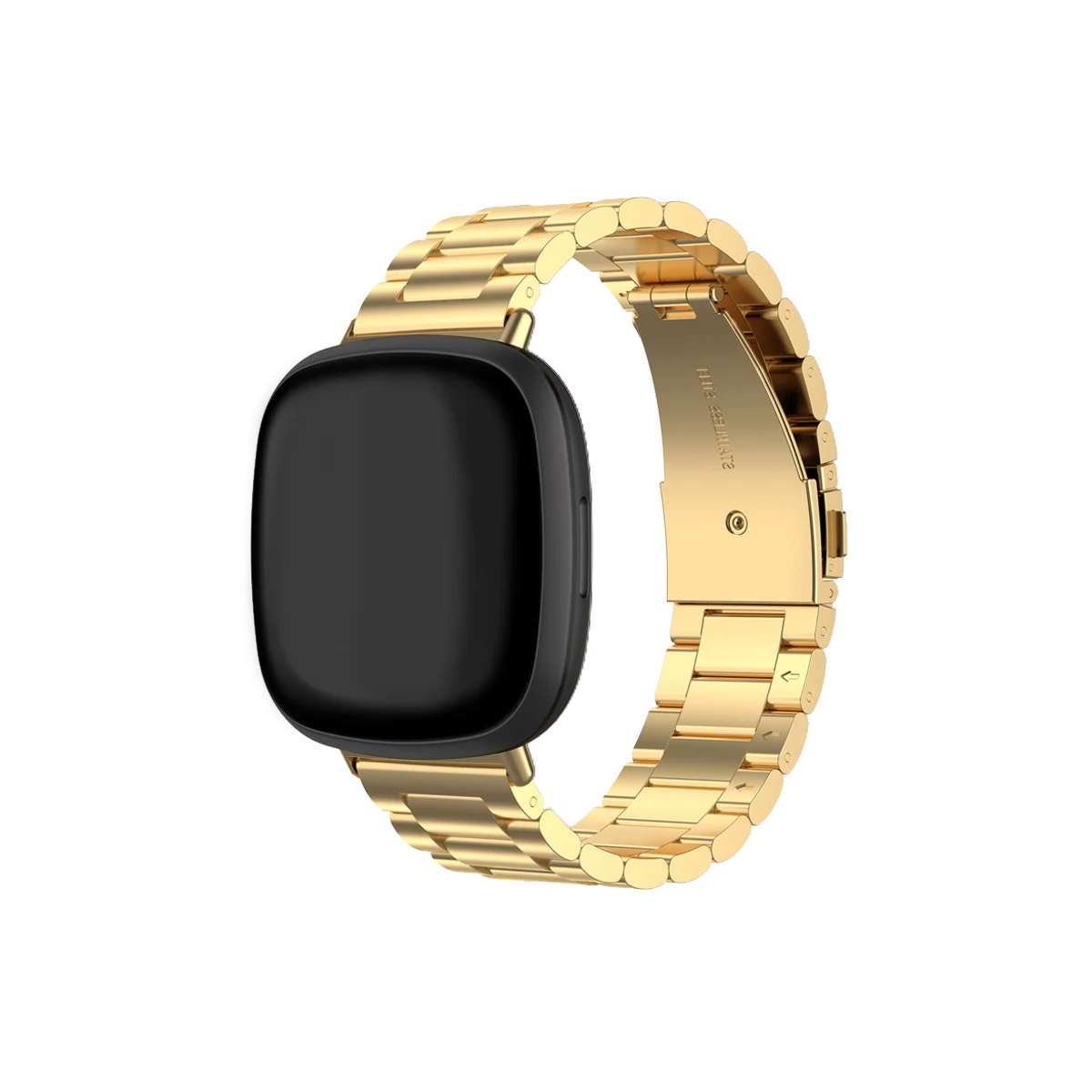 Gold stainless steel fibit strap