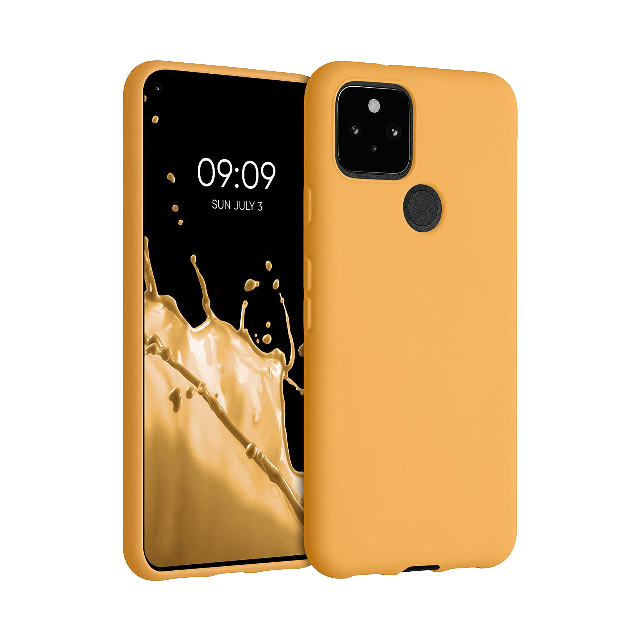 Silicone Google Pixel 5a Case Saffron