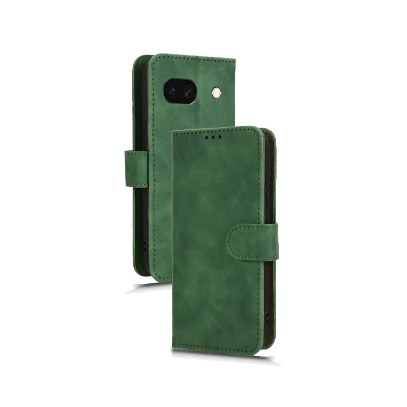 Google Pixel 8a green wallet case