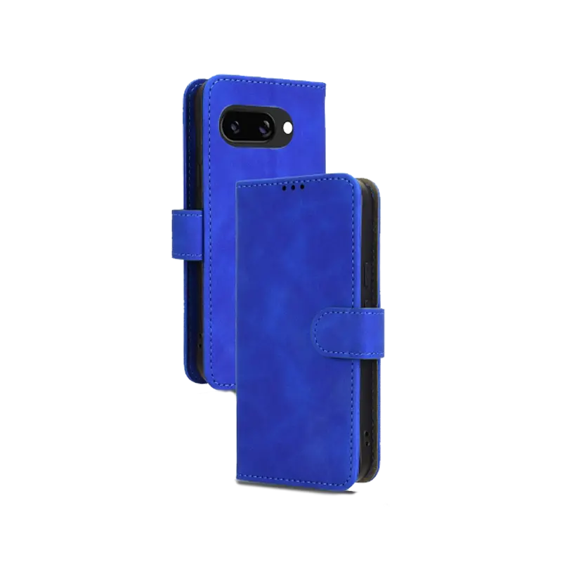 Google Pixel 9a blue wallet case