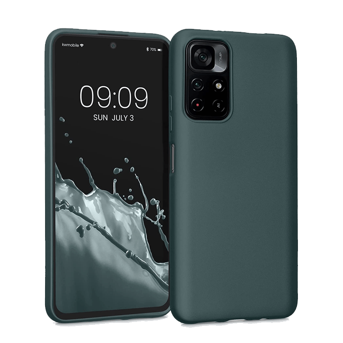 Green Silicone Xiaomi Poco M4 Case