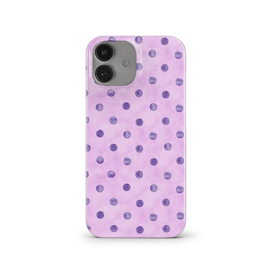 Lavender Polka iPhone 11 snap Case