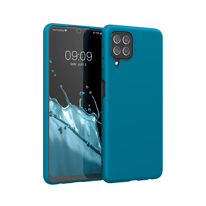 Liquid-Silicone-Samsung-A22-Case-blue
