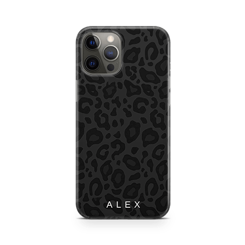 Noir Leopard iPhone 13 Pro Case