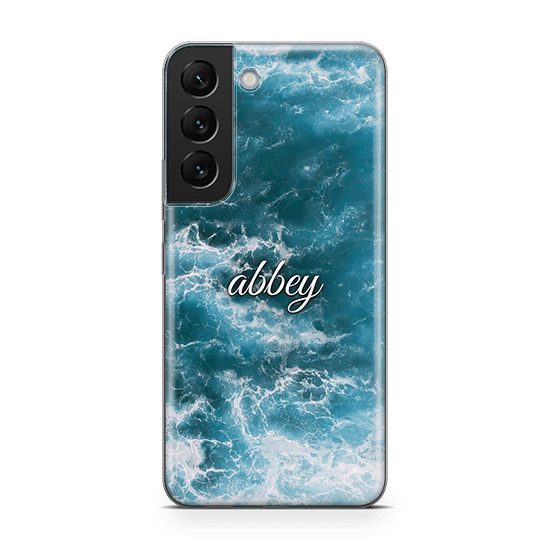 Ocean blue Galaxy s22 plus case