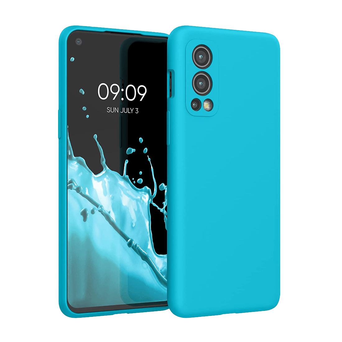 OnePlus Nord 2 Silicone Case Cyan