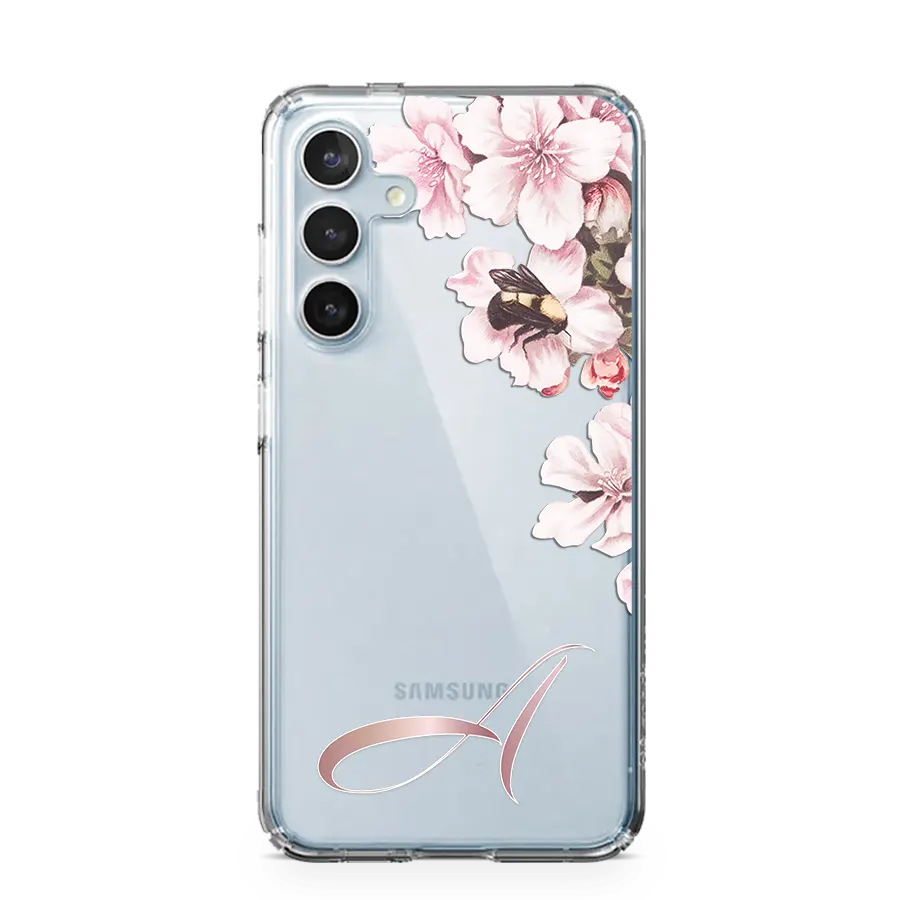 Orchid Initials Samsung A15 Case