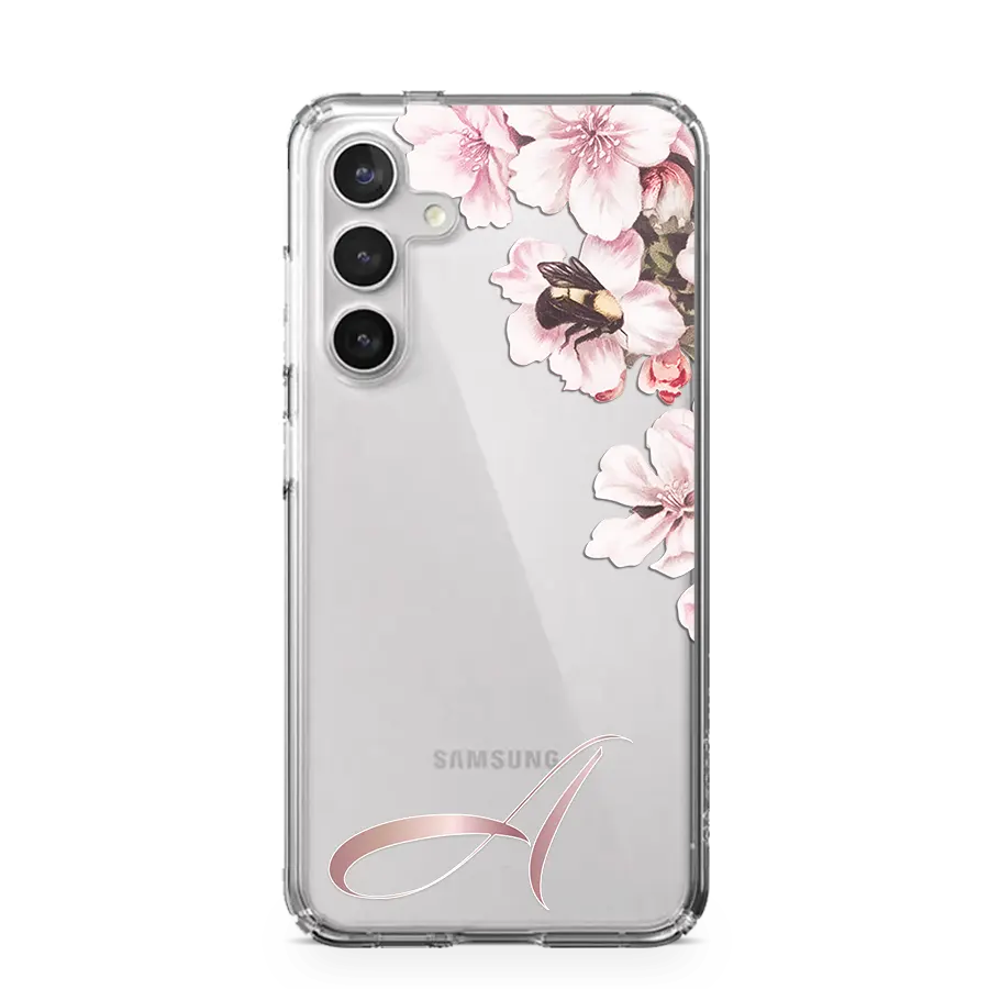 Orchid Initials Samsung A54 Cover