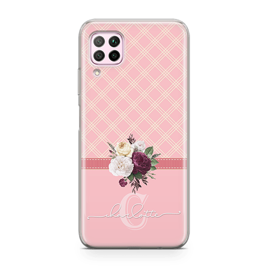 Peach Tartan iphone 13 Case