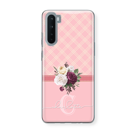 Peach Tartan iphone 13 Case
