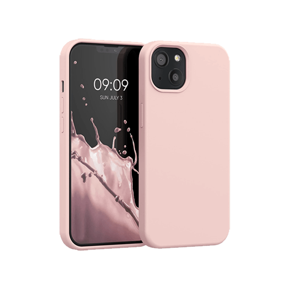 Pink-Sand-Silicone-iPhone-14-max-cover