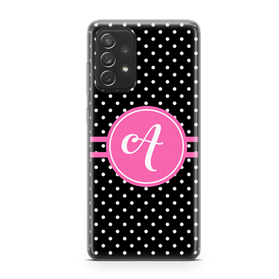 Polka Pink Galaxy A72 case