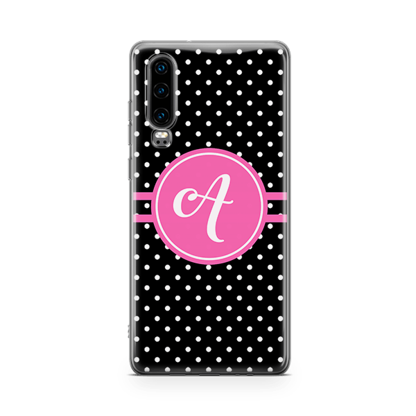 Polka Pink Huawei P30 Case