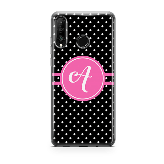 Polka Pink Huawei P30 Lite Case