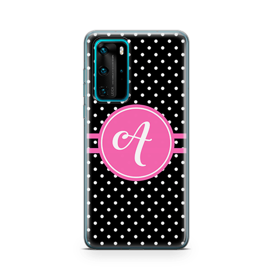 Polka Pink Huawei P40 pro Case