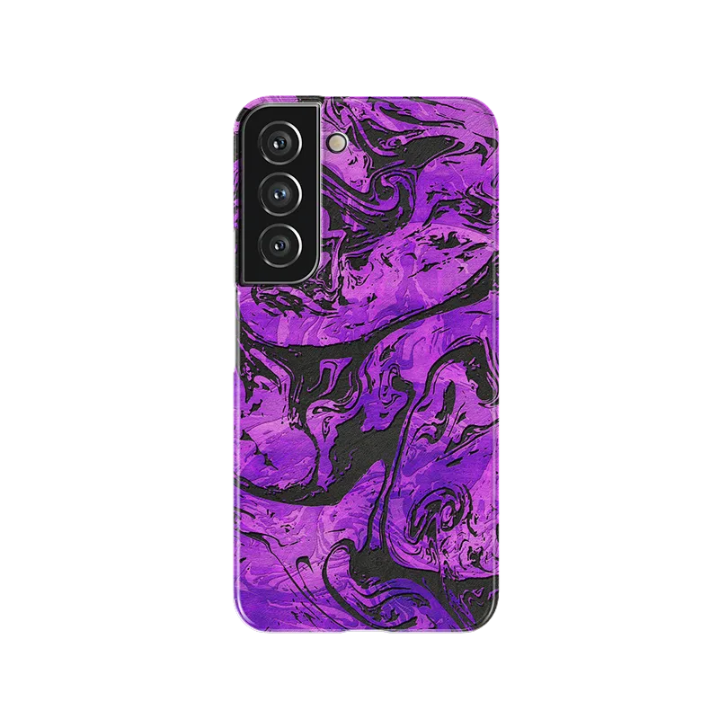Purple Vortex Samsung S21 FE Cover