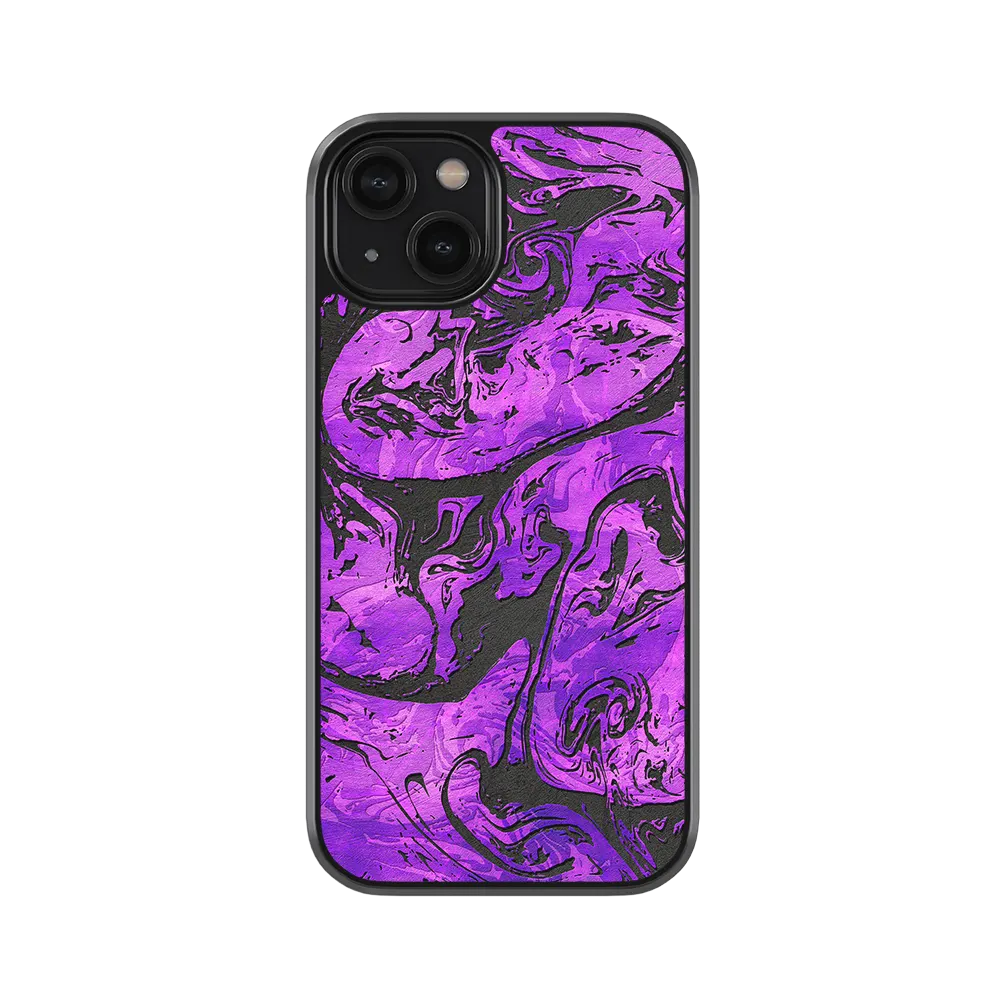 Purple Vortex iPhone 13 Case