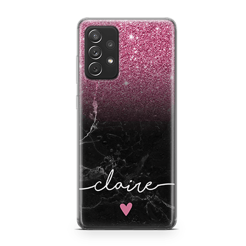 Raspberry Glitter iPhone 13 case