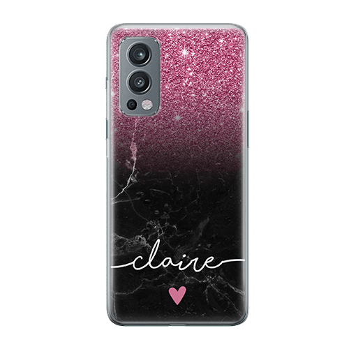 Raspberry Glitter iPhone 13 case