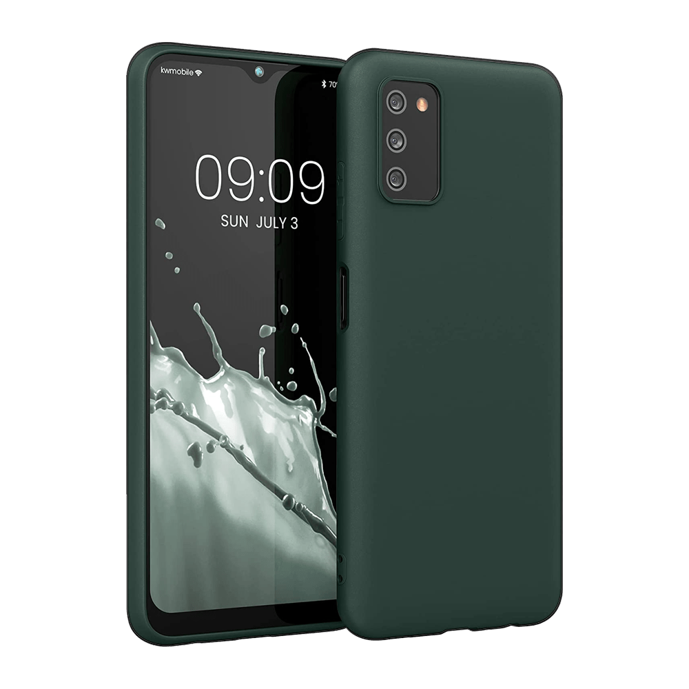 Samsung-A03S-silicone-case-green