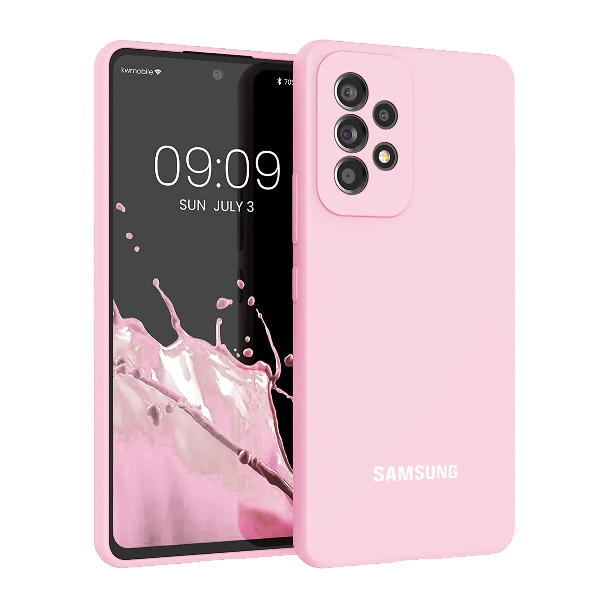 Samsung A13 Pink logo case